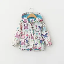 2016 New spring summer baby girl Sun protective clothing female child spring jacket