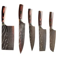 

multifunction sharp kitchen knife 8 inch chef knife damascus steel kitchen knife