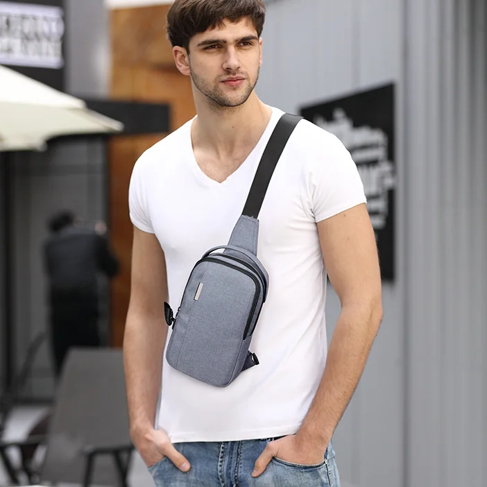 Мужская сумка через плечо с чем носить