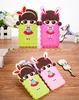 3D Custom Print Hard Rubber pvc lovely Phone Case Cover shell, Custom cartoon animal shape mobile rubber case mobile phone c