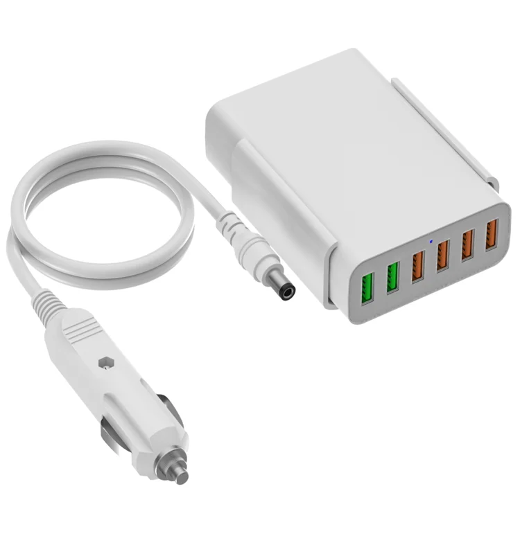 Best Price Multi Port Car Charger 6 Port Usb Car Charger Adapter