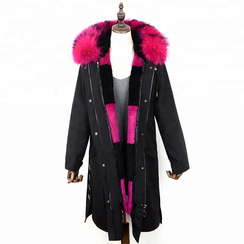 fur lined hooded coat womens