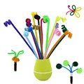 New Arrival 100pcs Set DIY Creative Colorful twist Pipe Children Early Educational Toys Crafts 
