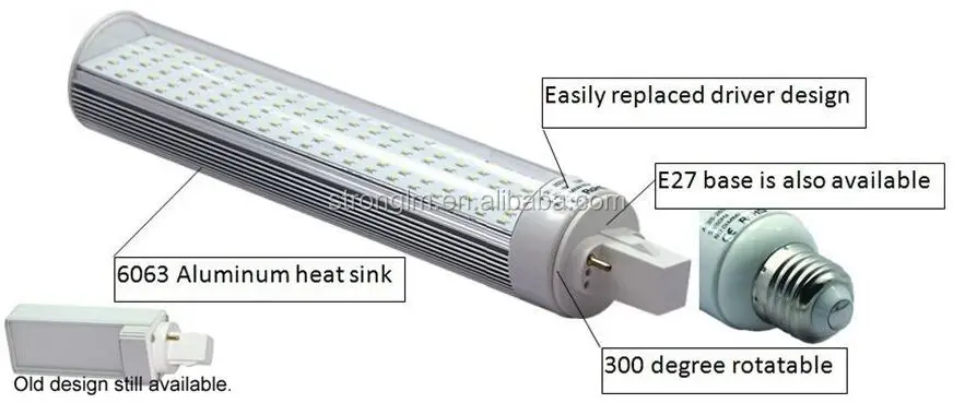 Low Cost Led Light Bulbs Gx24q Gx24d 3w 6500k 300lm 12cm Lamp Low Cost Led Light Bulbs Gx24q Gx24d 3w