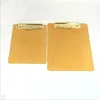 Stainless steel menu clip folder Multi-functional clips Stationery writing board
