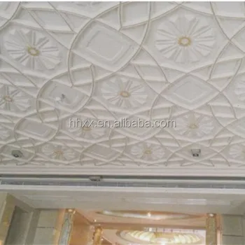 Reticulate Shape Ceiling Relief Polyurethane Reticular Ceiling