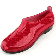 Low to help a pedal flat women Rubber rain shoes and rain boots /free shipping spring and autumn women’s waterproof ankle boots