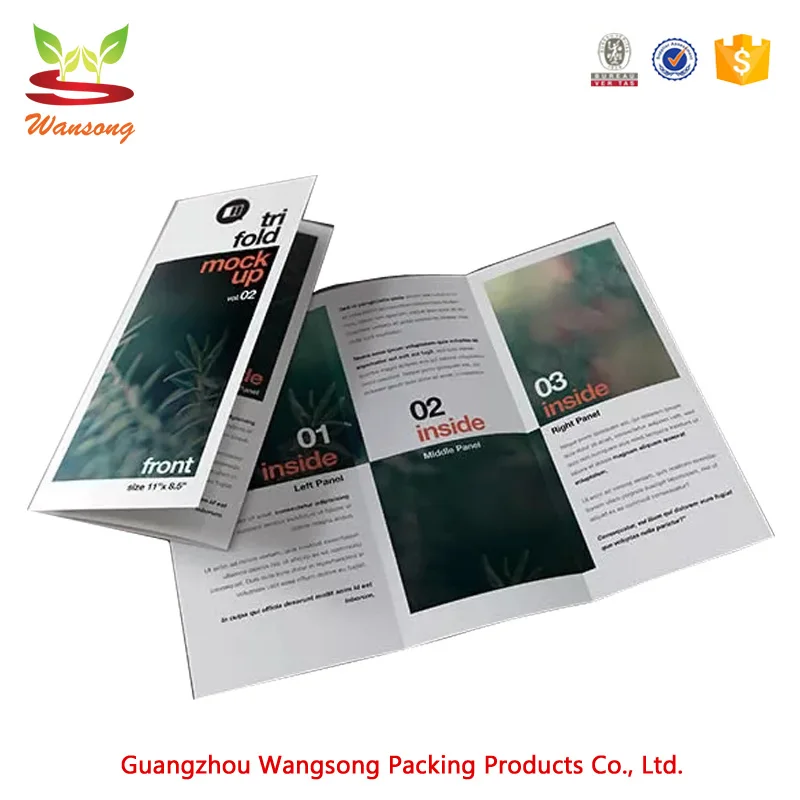 New Products Custom A3/a4/a5 157gms Glossy Coated Paper Flyer,Floding ...