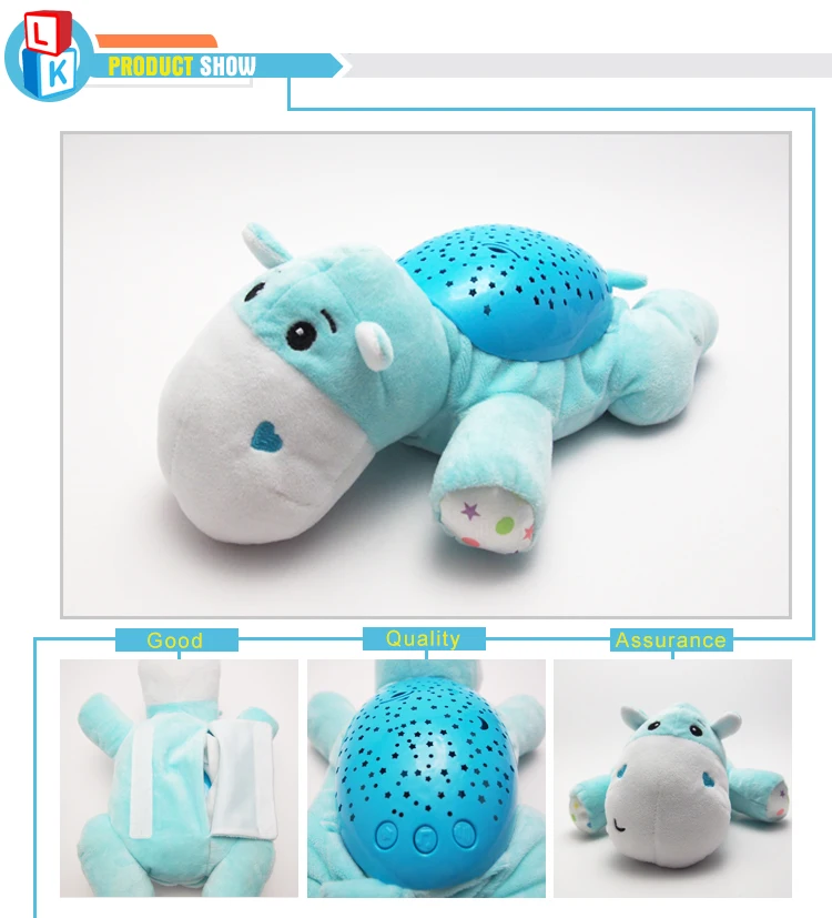 blue hippo plush toy