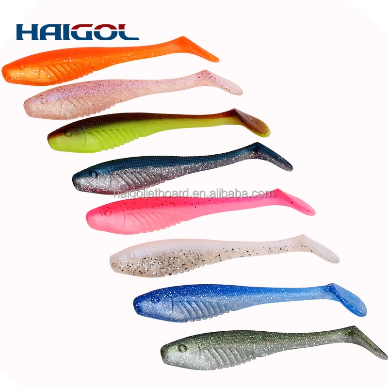 

Super soft PVC material fishing lure shad lures