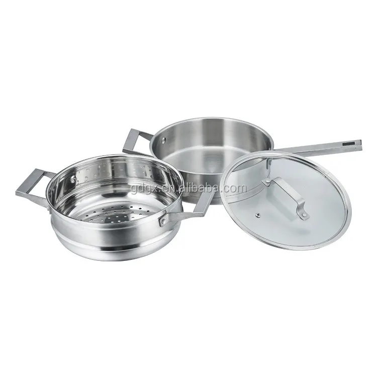 Stainless Steel Italian Nonstick Cookware Set With Steel Handle Buy