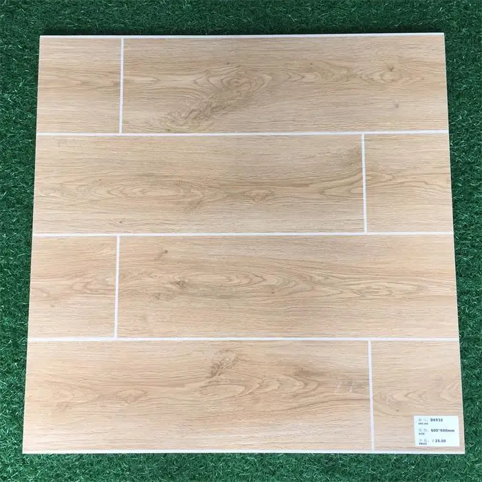 格鲁吉亚热卖 24x24 哑光面漆地板瓷砖木质外观新设计仿古地砖