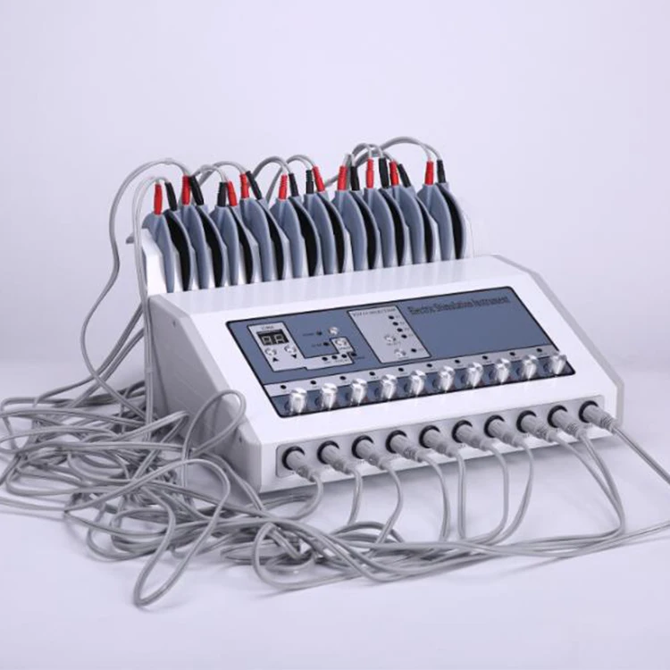 

Factory Sale Electrostimulation Machine/ Russian Waves ems Electric Muscle Stimulator, White and grey