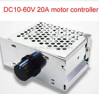 PWM DC Motor Speed Switch Controller With Reverse Polarity Protection Adjustable