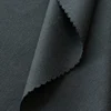 check polyester viscose hopsack TR fabric for clothing black men's suiting design fabric