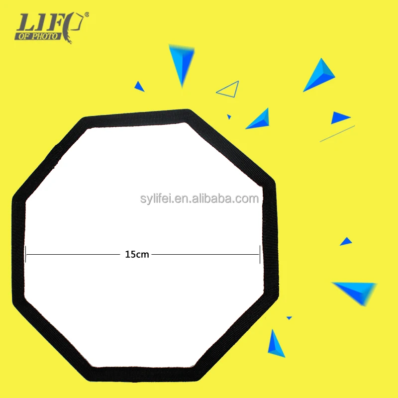 
MF15 Professional photographic accessary Mini Octa Softbox for Camera Speedlite/Flash 