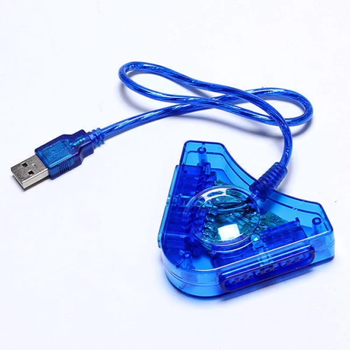 

Joypad Game USB Dual Player Converter Adapter Cable For PS2 Attractive Dual Playstation 2 PC USB Game Controller Wholesale