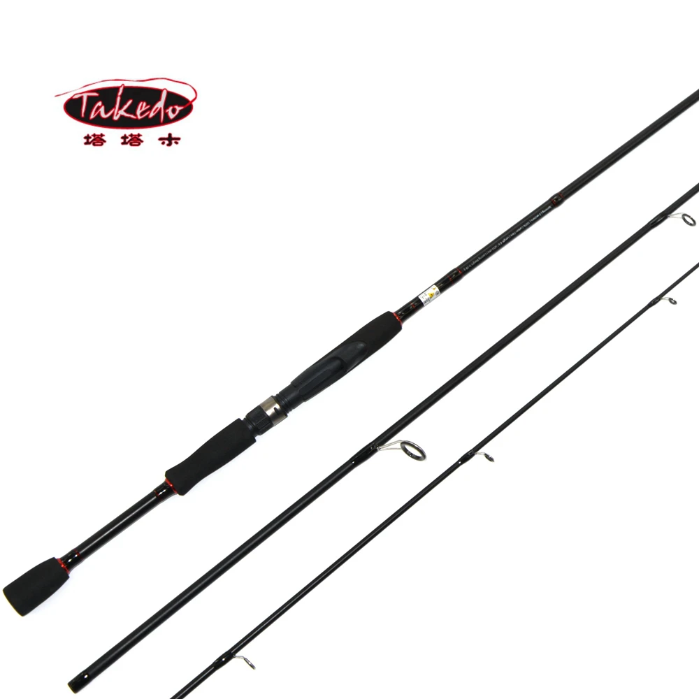 

2019 new classic cheap full carbon fiber 8'6" ML bass spinningcasting travel fishing rods