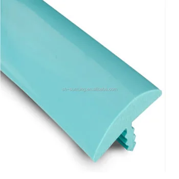 Plastic T-shaped Rubber Molding Trim For Table Paneling Edging Plastic