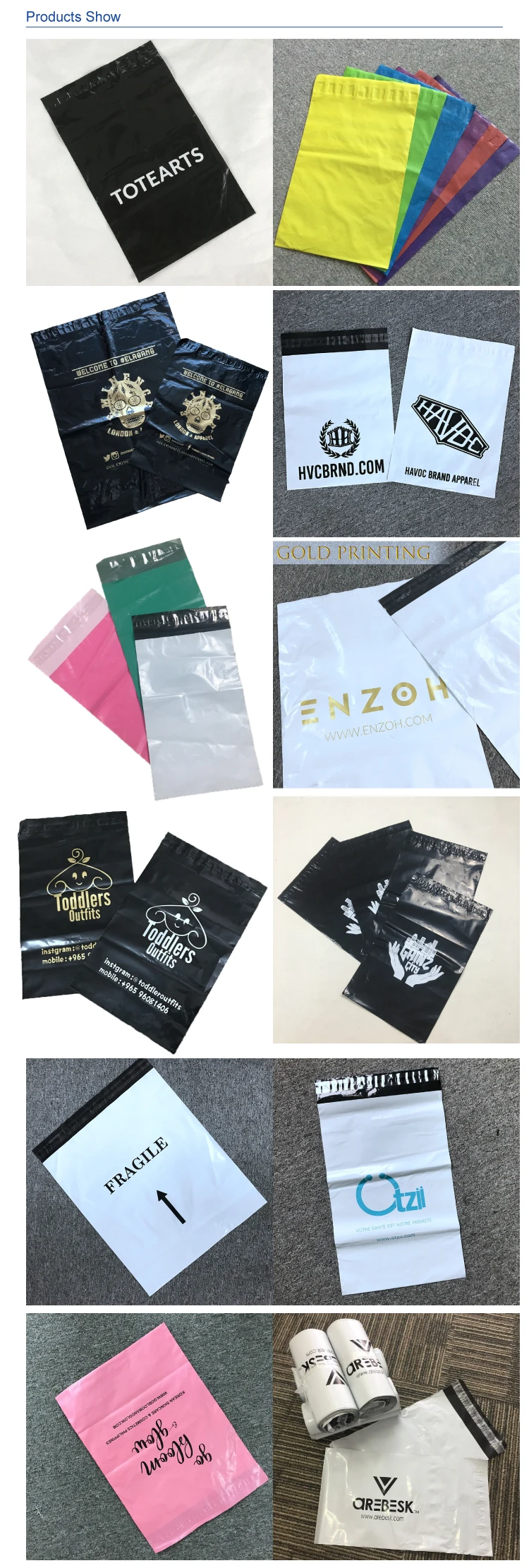 custom poly mailer 