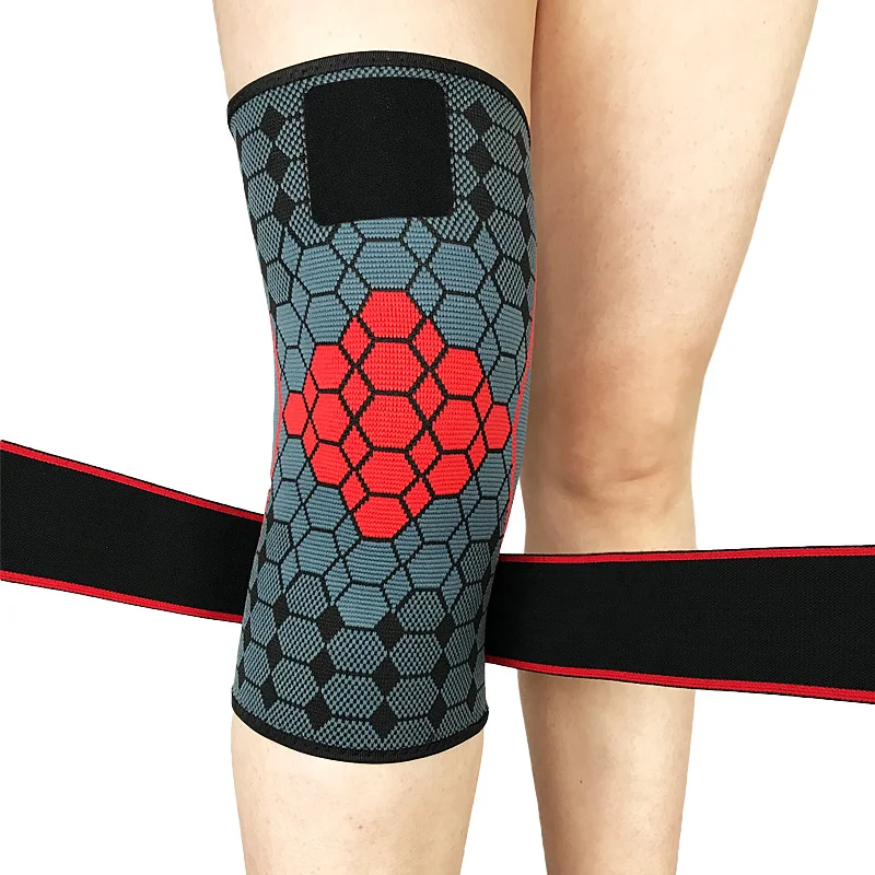 Hyl8381b Compression Basketball Knee Sleeves Flexible With Adjustable