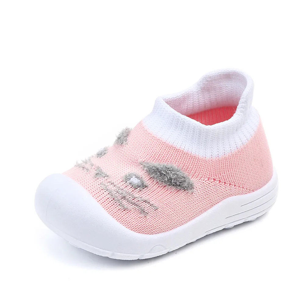 

Cartoon Anti Slip Baby Sock Shoes Wholesale Toddler Kids Socks shoes, Black/white/pink