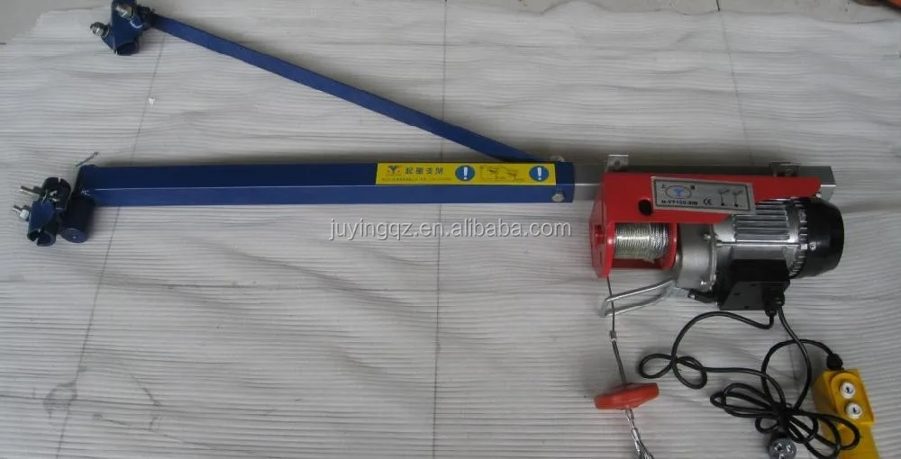 220 volt portable PA type small electric rope hoist with remote control