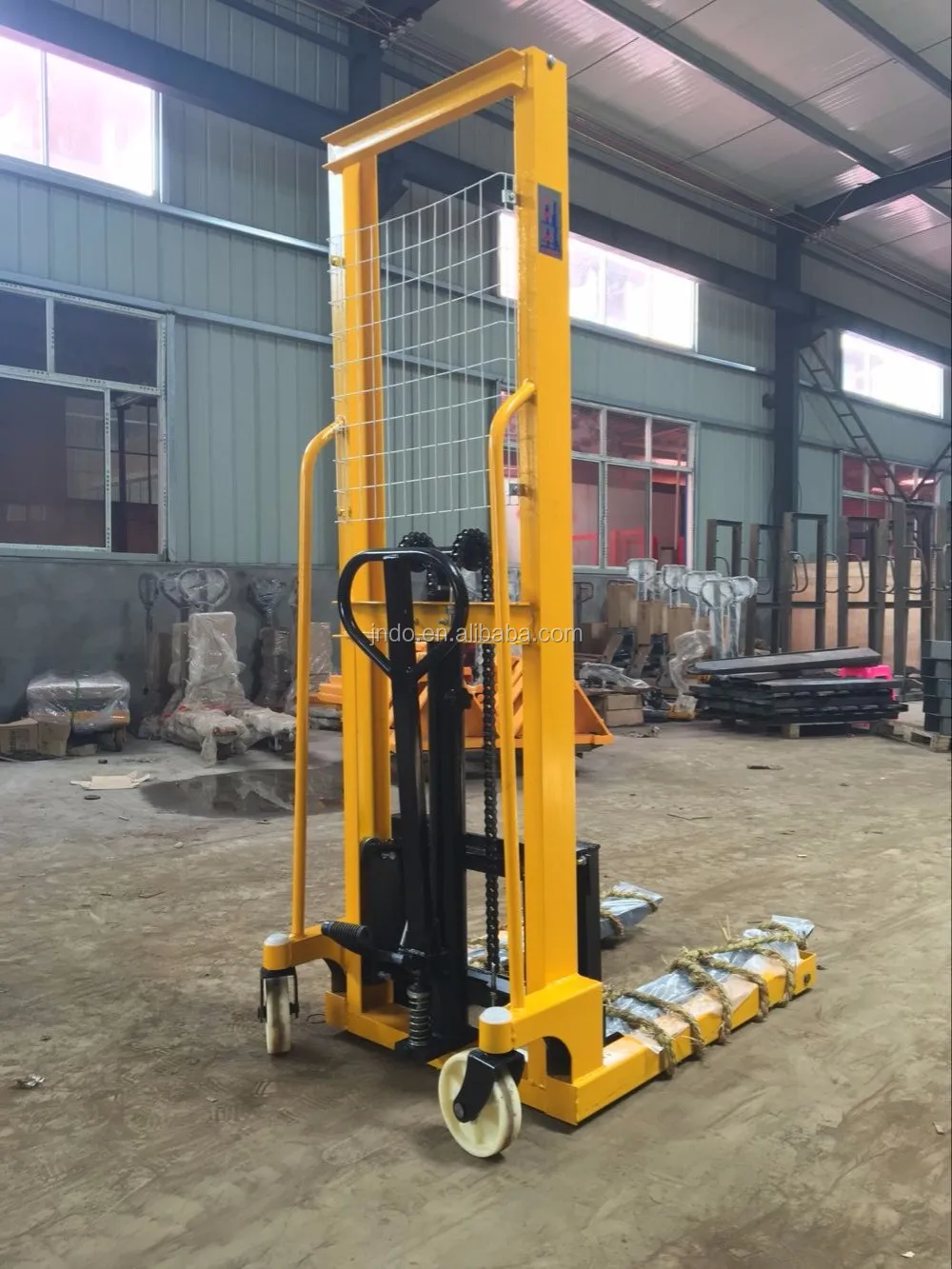 3 Ton 3 Meters Extension Hand Pallet Stacker - Buy Hand Pallet Stacker ...