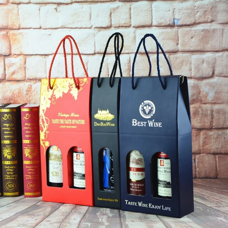 coles wine gift bags