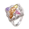 12409 Xuping fine ladies jewelry stone rhodium plating finger ring