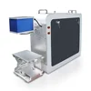 Portable type CO2 laser marking engraving printing machine for Leather / Plastic