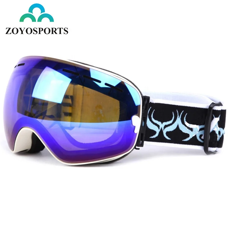 

ZOYOSPORTS 2019 New Arrival Snow Goggles Double Layer Ski snowboard goggles Wide Vision Anti-fog Can Change Lens Ski Glasses, Customized