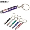 2 In 1 Portable Lightweight Laser Light Mini Promotion Gift Led Flashlight With Key chain