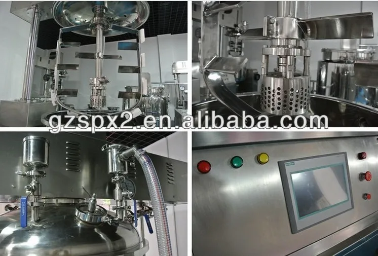 vacuum homogenizer parts
