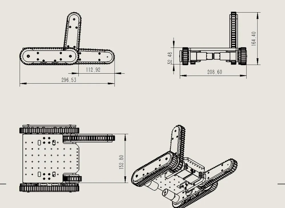 独家设计超级有趣 diy 爬楼梯机器人底盘丙烯酸智能车干机器人套件