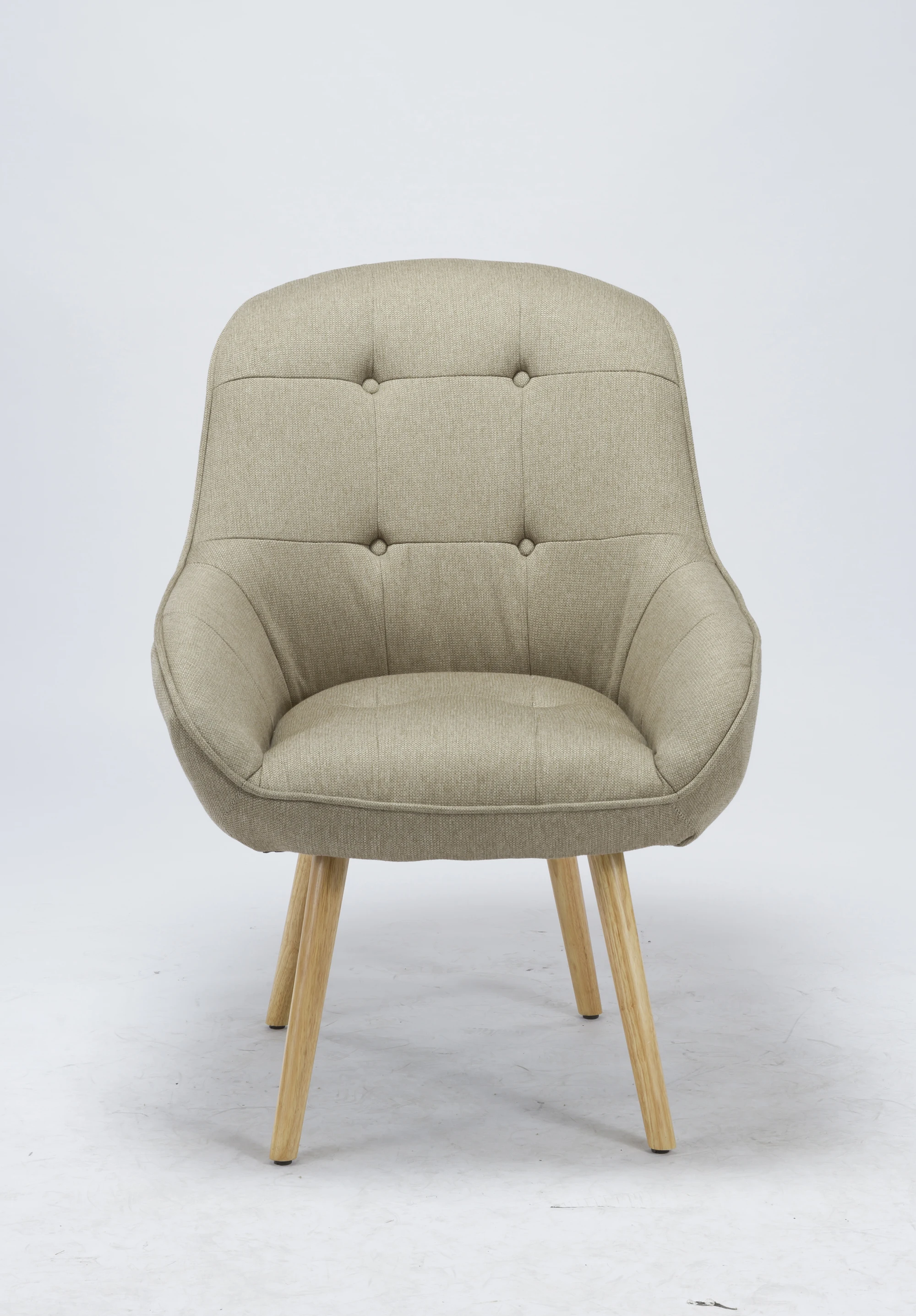 huzhou anji carlford modern fabric accent leisure chair, tufted
