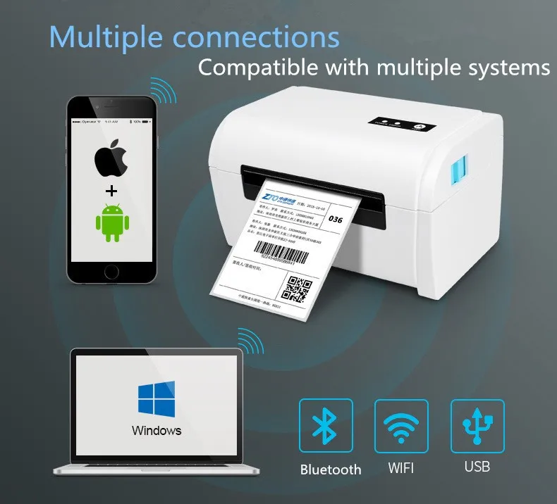 Mini Mobile Handheld Color Printer Usb Wireless Portable Thermal ...