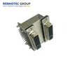 Receptacle Double Jack Adapter Connector Rear Screwlock DVI Connector