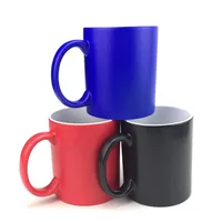 

Sublimation round handle magic color changing mug