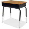 MDF material with metal frame round adjust folding desk school student study for kid furniture