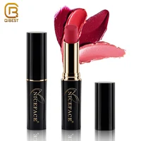

QIBEST Cosmetic No Logo Unbranded Lipstick Low MOQ Own OEM Custom Private Label Make Up Lip Stick