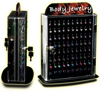Rotating Acrylic Piercing  Jewelry Display  Buy Piercing  