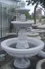 Hand-carved Garden Decorative Natural Granite 3-Tier Water Source For External Garden Pool Fountains