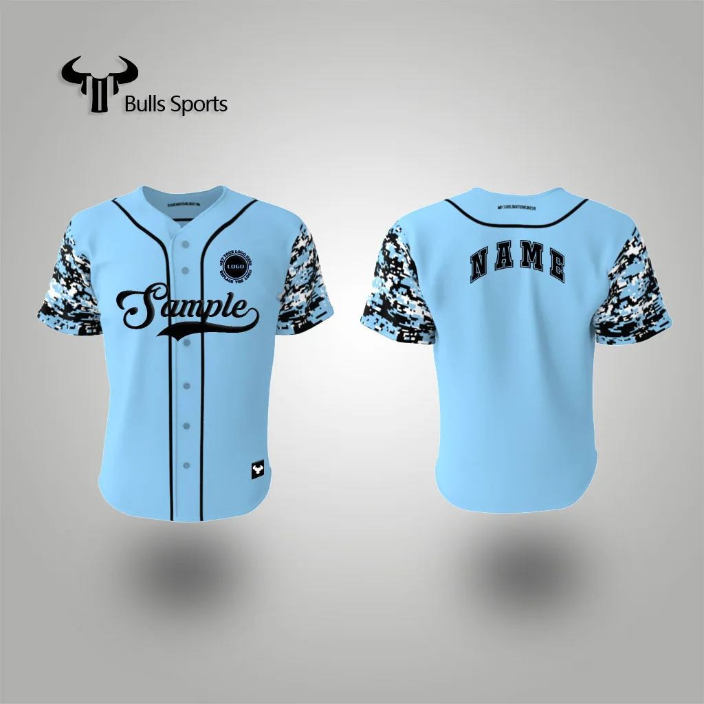 Oem Service Sewing Pattern Dri Fit Youth Baseball Jersey Custom