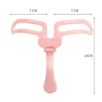 

Plastic Pink Eyebrow Balance ruler/Eyebrow shaping tool