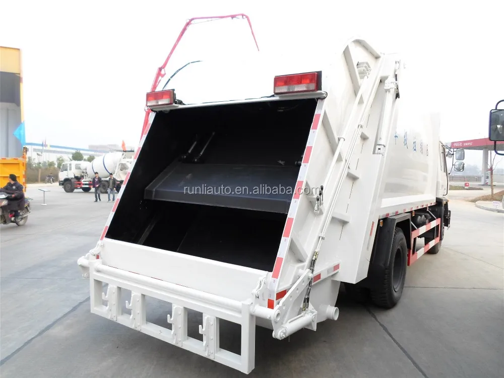 Dongfeng 4x2 Garbage Compactor Truck Capacity 10m3 With Best Price For