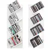 White Bookshelf Bookcase 2 Set of Tree Bookshelf Wooden Floating Wall Shelf CD Storage Rack