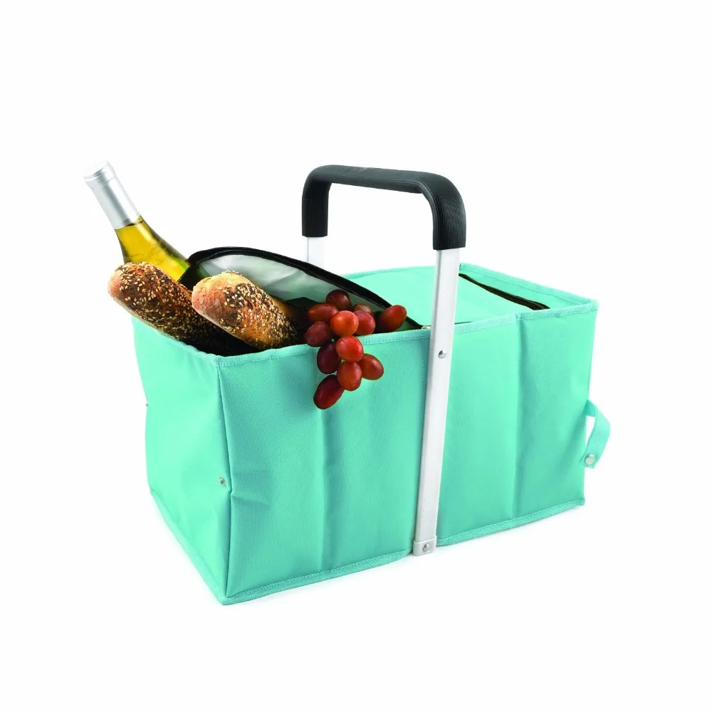 Venta al por mayor tela cesta de la compra plegable-Compre online los