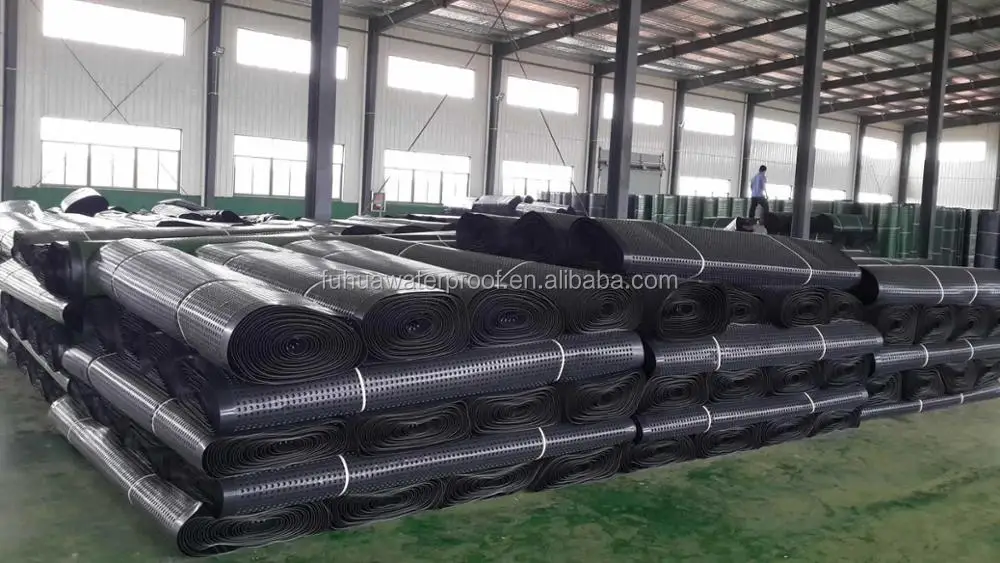 plastic channel drainage grass turf cell board for roof garden
