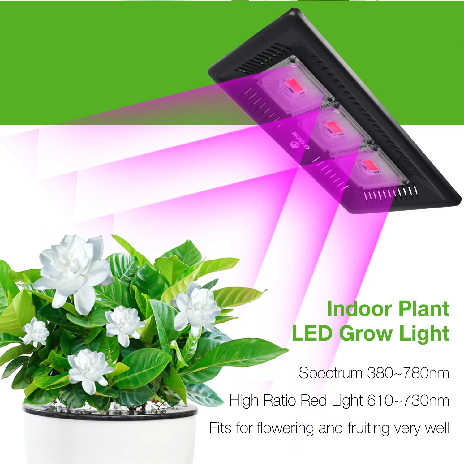 Led лампа для растений 100-300 ватт. Ультратонкий светодиодный светильник спектр. CF grow 150w. CF-ut02-200w-ip67. Led plant lights
